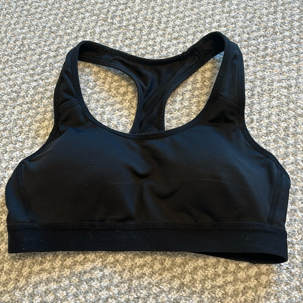 Black Power Core Sports Bra - SIZE SMALL!